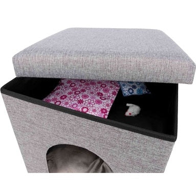 Trixie Poef Kattenmand Relax-Iglo Alois Grijs