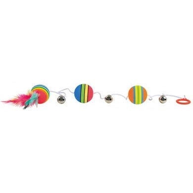 Trixie Regenboog Balletjes Aan Elastisch Koord