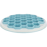 Trixie Slowfeeding Plaathive Kunststof / Tpr / Tpe Grijs / Blauw