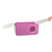 Trixie Speelbox Merle Vierkant Vilt Zand / Roze