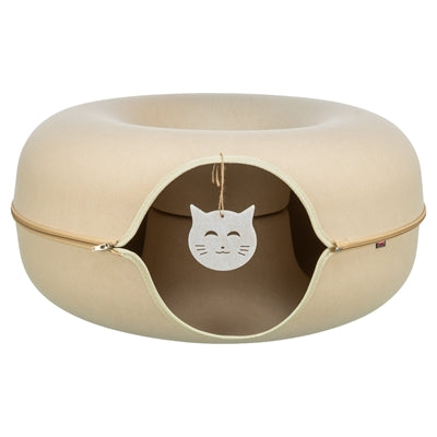Trixie Speeldonut Vilt Beige