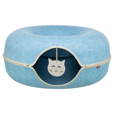 Trixie Speeldonut Vilt Blauw