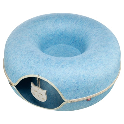 Trixie Speeldonut Vilt Blauw