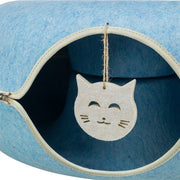 Trixie Speeldonut Vilt Blauw