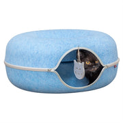 Trixie Speeldonut Vilt Blauw