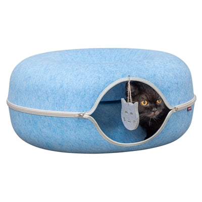 Trixie Speeldonut Vilt Blauw