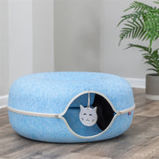 Trixie Speeldonut Vilt Blauw