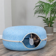 Trixie Speeldonut Vilt Blauw
