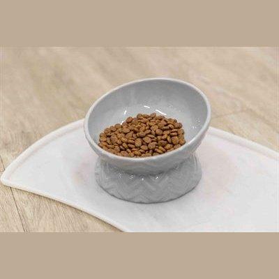 Trixie Verhoogde Voerbak / Waterbak Keramiek Grijs