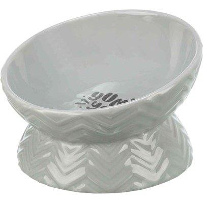 Trixie Verhoogde Voerbak / Waterbak Keramiek Grijs