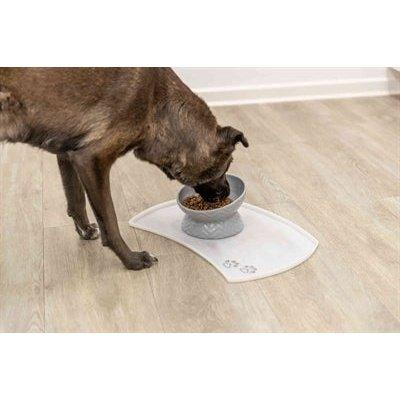 Trixie Verhoogde Voerbak / Waterbak Keramiek Grijs