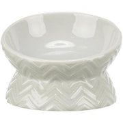 Trixie Verhoogde Voerbak / Waterbak Keramiek Licht Taupe