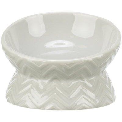 Trixie Verhoogde Voerbak / Waterbak Keramiek Licht Taupe