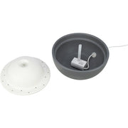 Trixie Vital Dome Drinkfontein Keramiek Grijs / Wit