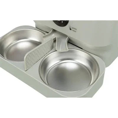 Trixie Voerbak / Drinkbak Dubbel Voor #24347 Kunststof / Rvs Wit