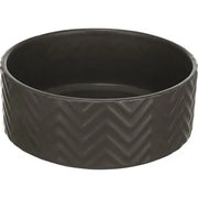 Trixie Voerbak / Drinkbak Wave Keramiek Grijs