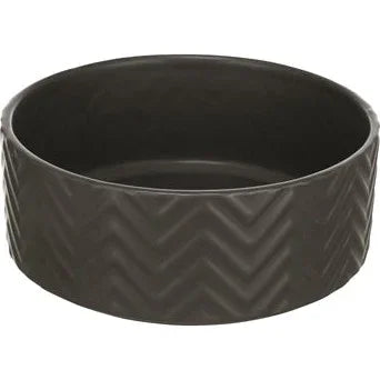 Trixie Voerbak / Drinkbak Wave Keramiek Grijs
