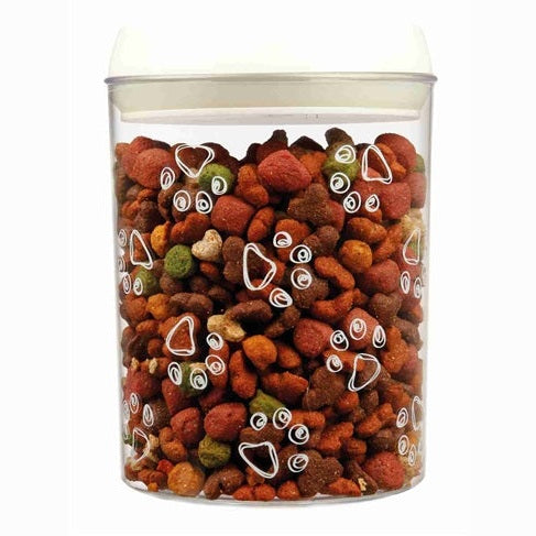 Trixie Voorraadpot Kunststof Transparant / Wit