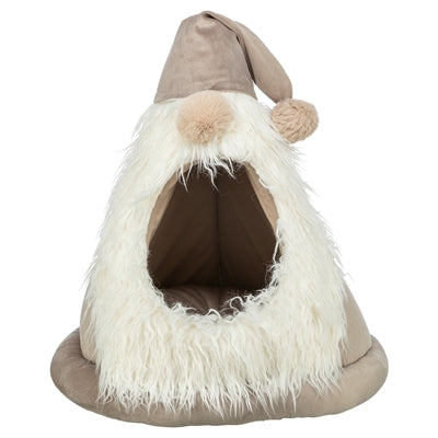 Trixie Xmas Tent Kabouter Velvet Look Beige