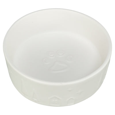 Trixie Xmas Voerbak Hond Keramiek Wit