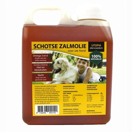 Utopia Schotse Zalmolie Naturel