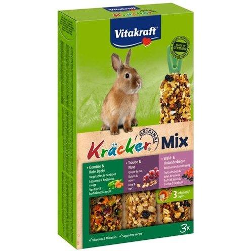 Vitakraft Dwergkonijn Krackers Noot/Bosvruchten/Groenten