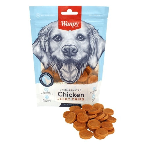 Wanpy Oven-Roasted Chicken Jerky Chips