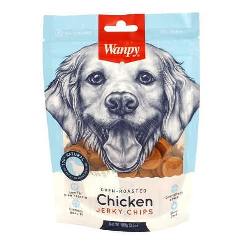 Wanpy Oven-Roasted Chicken Jerky Chips