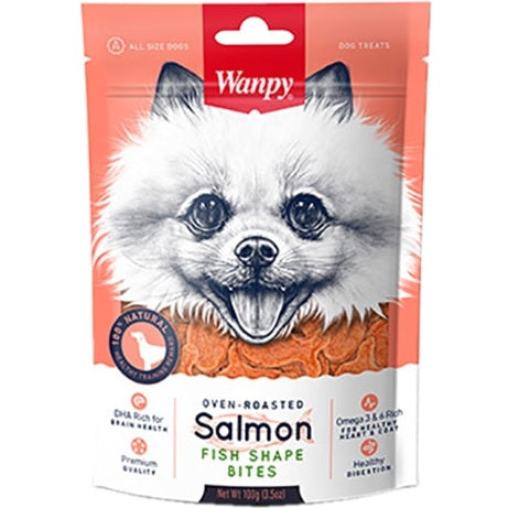 Wanpy Oven-Roasted Salmon Fish Shape Bites