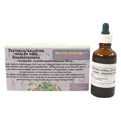 World Of Herbs Fytotherapie Testikel / Balletjes Indalen Hond