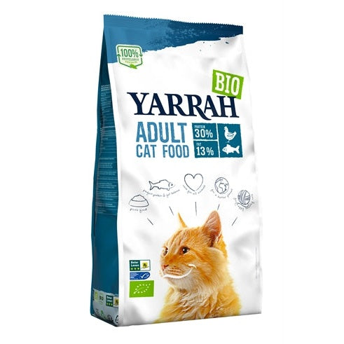 Yarrah Cat Biologische Brokken Vis Msc Zonder Toegevoegde Suikers