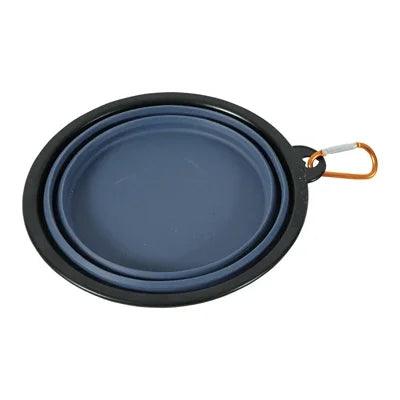 Zolux Bvk Voerbak Opvouwbaar Siliconen Blauw