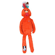 Zolux Furry Farm Haan Brock Pluche Met Touw Oranje 36,5X16X6 Cm