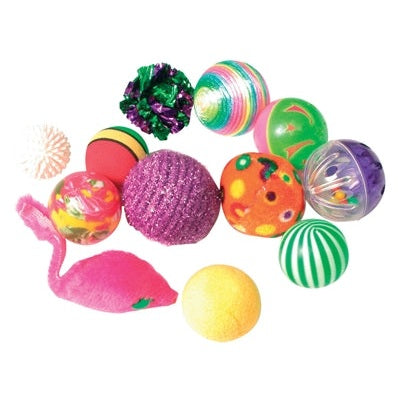 Zolux Kattenspeelgoed Fancy Gekleurde Ballen Assorti