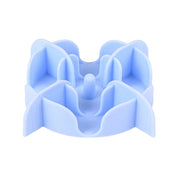 Zolux Slowfeeder / Inzet Stuk Voor Voerbak Silicone Blauw 13,5X13,5X3,5 Cm