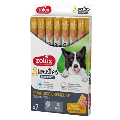 Zolux Sweeties Expert Creamy Sticks Kip / Kaas 7X14 Gr