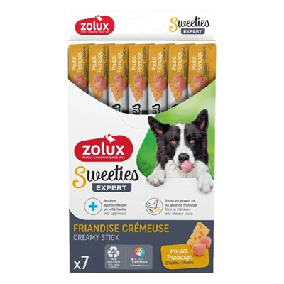 Zolux Sweeties Expert Creamy Sticks Kip / Kaas 7X14 Gr