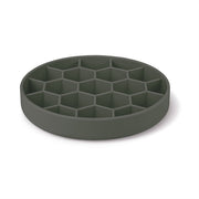 Zolux Voebrak Hond Slow Feed Met Zuignappen Silicone Grijs 16X16X4,5 Cm