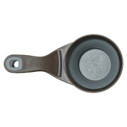 Zolux Voerschep 2 In 1 Schep / Afsluitklem Silicone Grijs 19,5X10X4 Cm