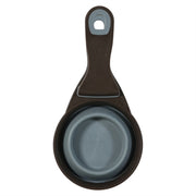 Zolux Voerschep 2 In 1 Schep / Afsluitklem Silicone Grijs 19,5X10X4 Cm