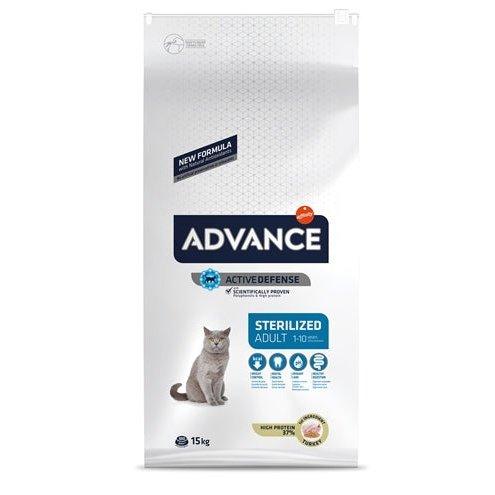 Advance Cat Sterilized Turkey / Rice 15 KG - Dogzoo