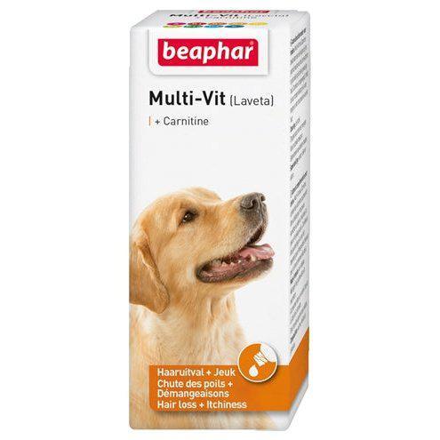 Beaphar Multi-Vit Laveta + Carnitine Hond-HOND-BEAPHAR-50 ML (12608)-Dogzoo