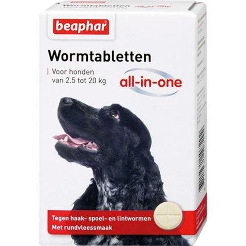 Beaphar Wormtablet All-In-One Hond-HOND-BEAPHAR-2,5-20 KG 2 TBL (342227)-Dogzoo
