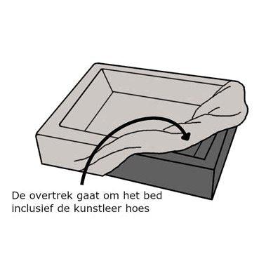 Bia Bed Rib Hoes Voor Hondenmand Grijs - Dogzoo