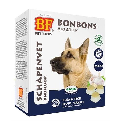 Biofood Schapenvet Maxi Bonbons Knoflook 40 ST-HOND-BIOFOOD-Dogzoo