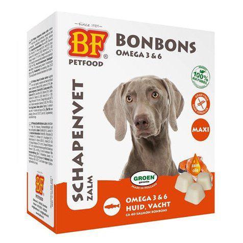 Biofood Schapenvet Maxi Bonbons Zalm 40 ST-HOND-BIOFOOD-Dogzoo