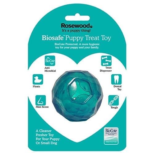 Biosafe Puppy Snack Bal Blauw-HOND-BIOSAFE-Dogzoo