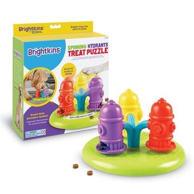 Brightkins Spinning Hydrants Treat Puzzle - Dogzoo