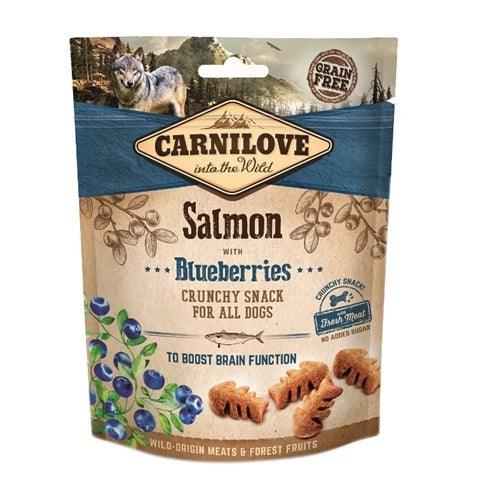 Carnilove Crunchy Snack Zalm / Blauwe Bes 200 GR-HOND-CARNILOVE-Dogzoo
