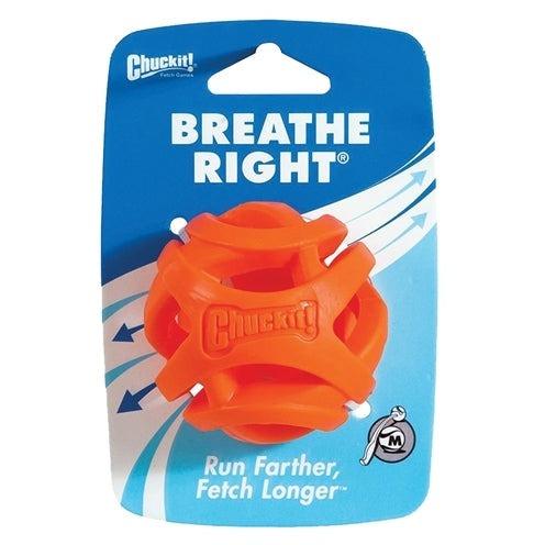 Chuckit Breathe Right Fetch Bal Oranje-HOND-CHUCKIT-6 CM (388206)-Dogzoo